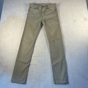 Levi's 510 Regular Tapered Fit Khaki Jeans Stretch Pants Men's Size 29x32 (31.5”